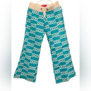 Macbeth Collection by Margaret Josephs Rope Print Women Pants Size M